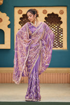 Chanda Saree – Sequin & Cutdana Jaal Work