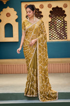 Chanda Saree – Sequin & Cutdana Jaal Work