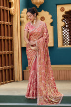 Chanda Saree – Sequin & Cutdana Jaal Work