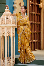 Chanda Saree – Sequin & Cutdana Jaal Work