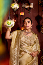 Sindhuri Saree – Luxury Edition | Regal Sequin Jaal Bridal Collection