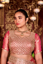 Sindhuri Saree – Luxury Edition | Regal Sequin Jaal Bridal Collection