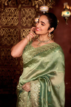 Sindhuri Saree – Luxury Edition | Regal Sequin Jaal Bridal Collection