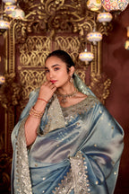 Sindhuri Saree – Luxury Edition | Regal Sequin Jaal Bridal Collection