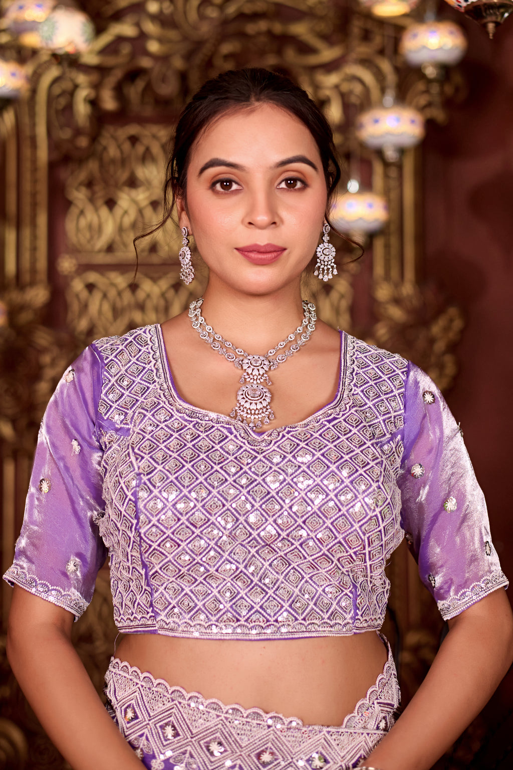 Sindhuri Saree – Classic Edition | Regal Sequin Jaal Bridal Collection