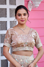 Yuvati Saree – Multicolor Floral Buti Embroidery | Festive & Wedding