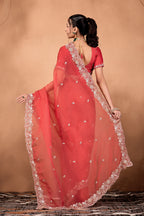 Khwahish 2 — Embroidered Tissue Saree