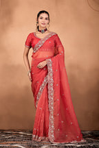 Khwahish 2 — Embroidered Tissue Saree
