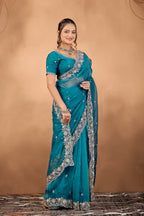 Khwahish 2 — Embroidered Tissue Saree