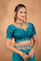 Khwahish 2 — Embroidered Tissue Saree