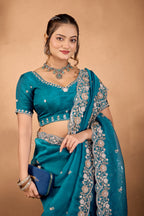 Khwahish 2 — Embroidered Tissue Saree