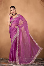 Khwahish 2 — Embroidered Tissue Saree