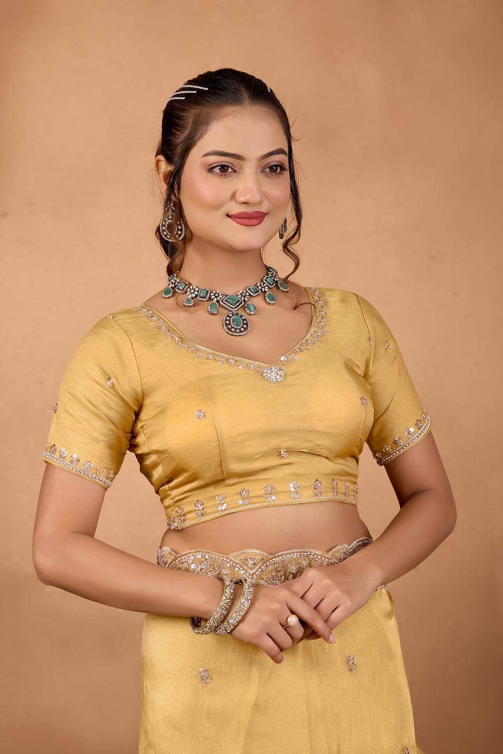 Khwahish 2 — Embroidered Tissue Saree