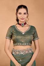 Khwahish 2 — Embroidered Tissue Saree
