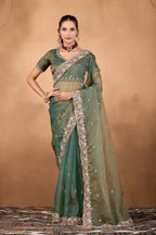 Khwahish 2 — Embroidered Tissue Saree