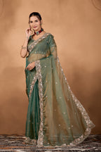 Khwahish 2 — Embroidered Tissue Saree