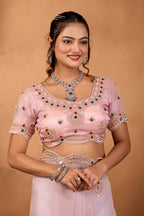 Riwaayat — Embroidered Glory Tissue Saree