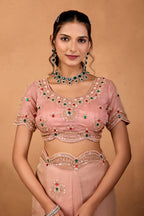 Riwaayat — Embroidered Glory Tissue Saree