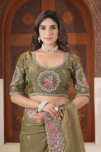 Matang Heritage Elephant Motif Saree