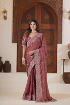 Matang Heritage Elephant Motif Saree