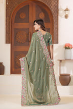 Matang Heritage Elephant Motif Saree