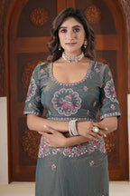 Matang Heritage Elephant Motif Saree