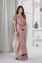 Laher Floral Shimmer Saree