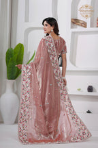 Laher Floral Shimmer Saree