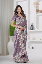 Laher Floral Shimmer Saree