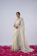 Kaju Katri 2 Designer Satin Saree