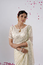 Kaju Katri 2 Designer Satin Saree