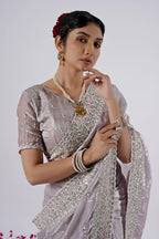 Kaju Katri 2 Designer Satin Saree