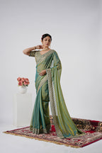Kasturi Shimmer Designer Saree