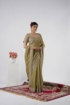 Kasturi Shimmer Designer Saree