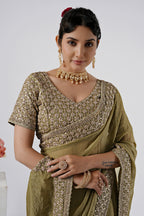 Kasturi Shimmer Designer Saree