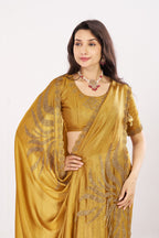 Jharokha Embroidered Shimmer Saree