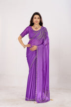 Jharokha Embroidered Shimmer Saree