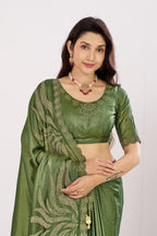 Jharokha Embroidered Shimmer Saree