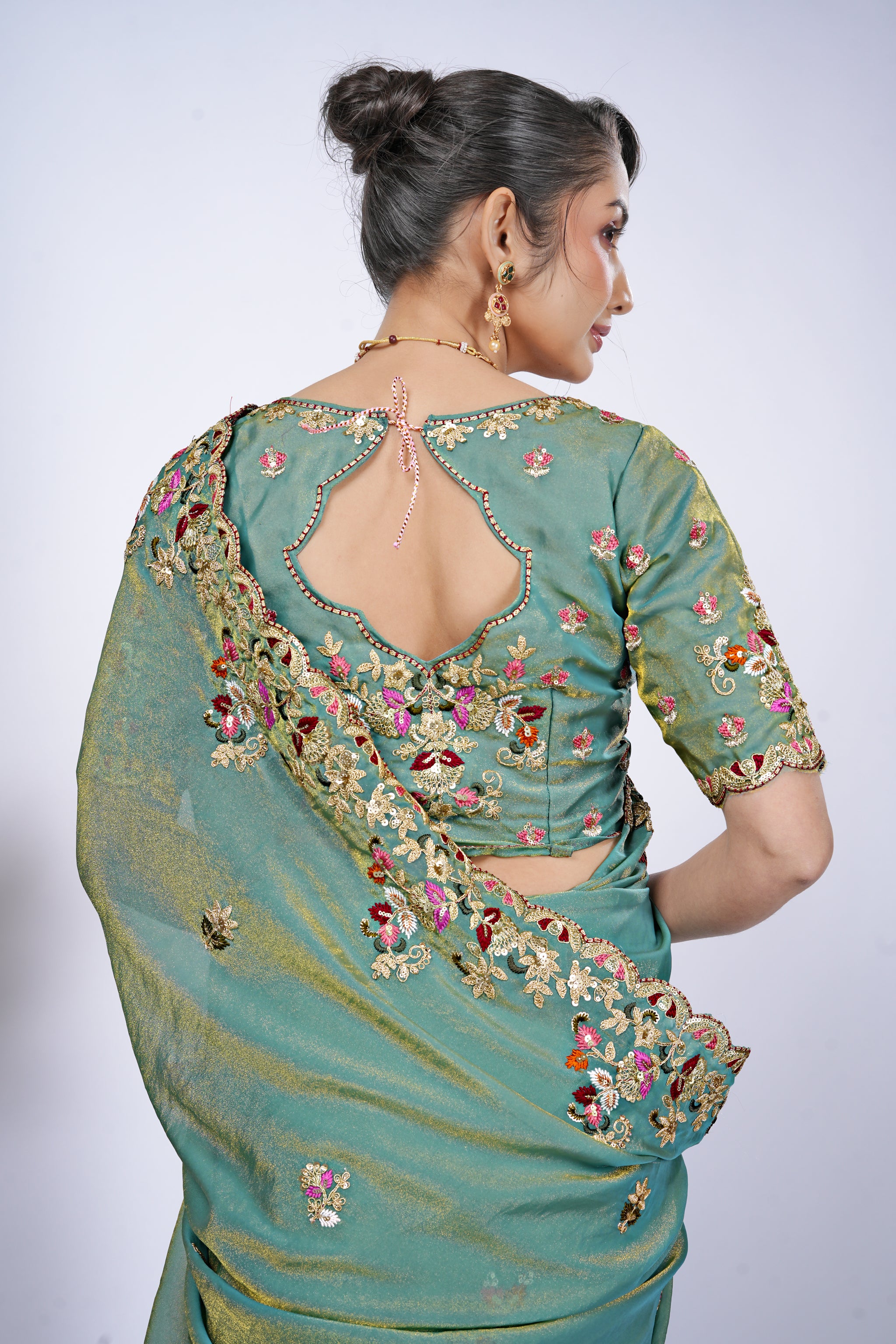 Tarang Shimmer Tissue Saree