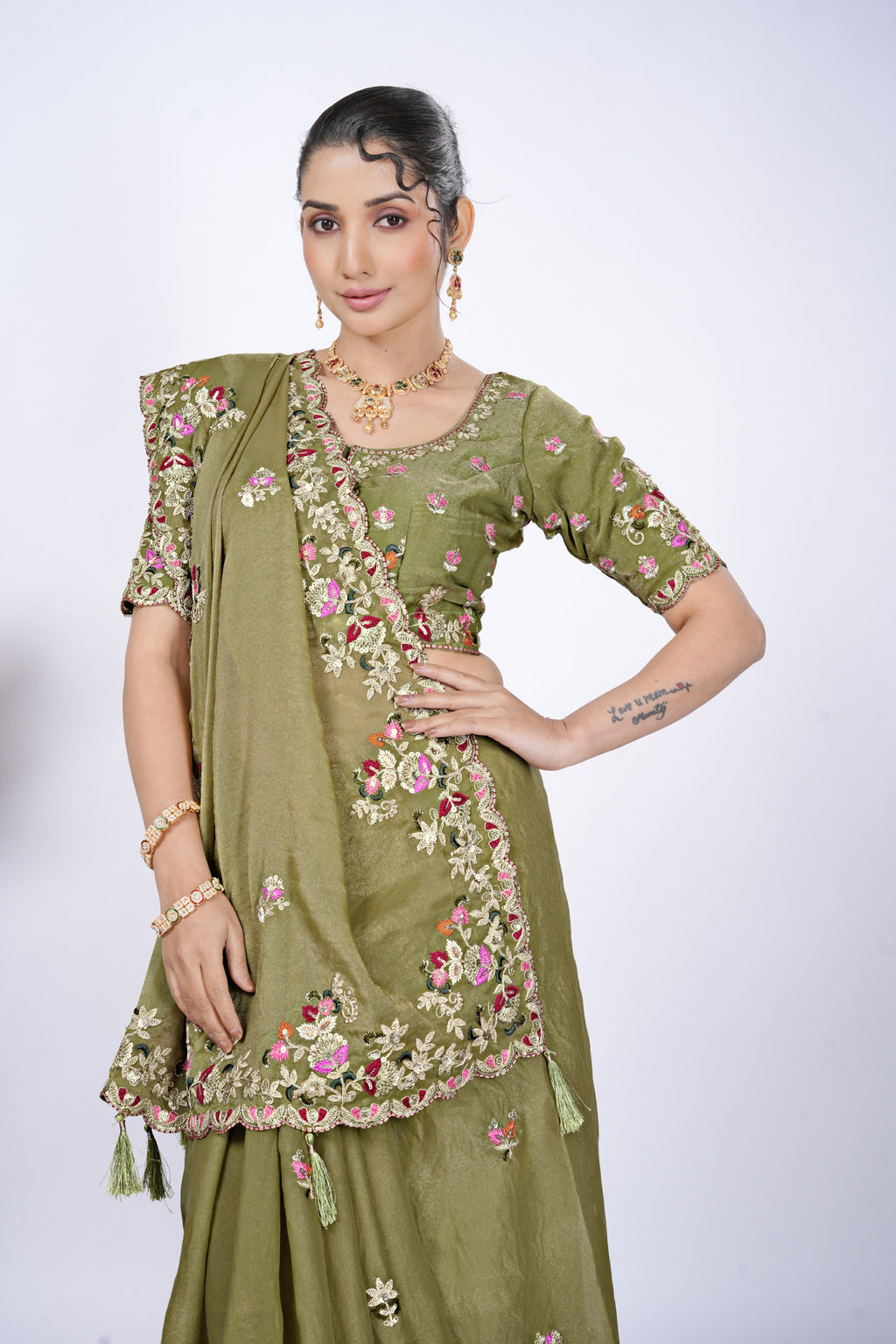 Tarang Shimmer Tissue Saree