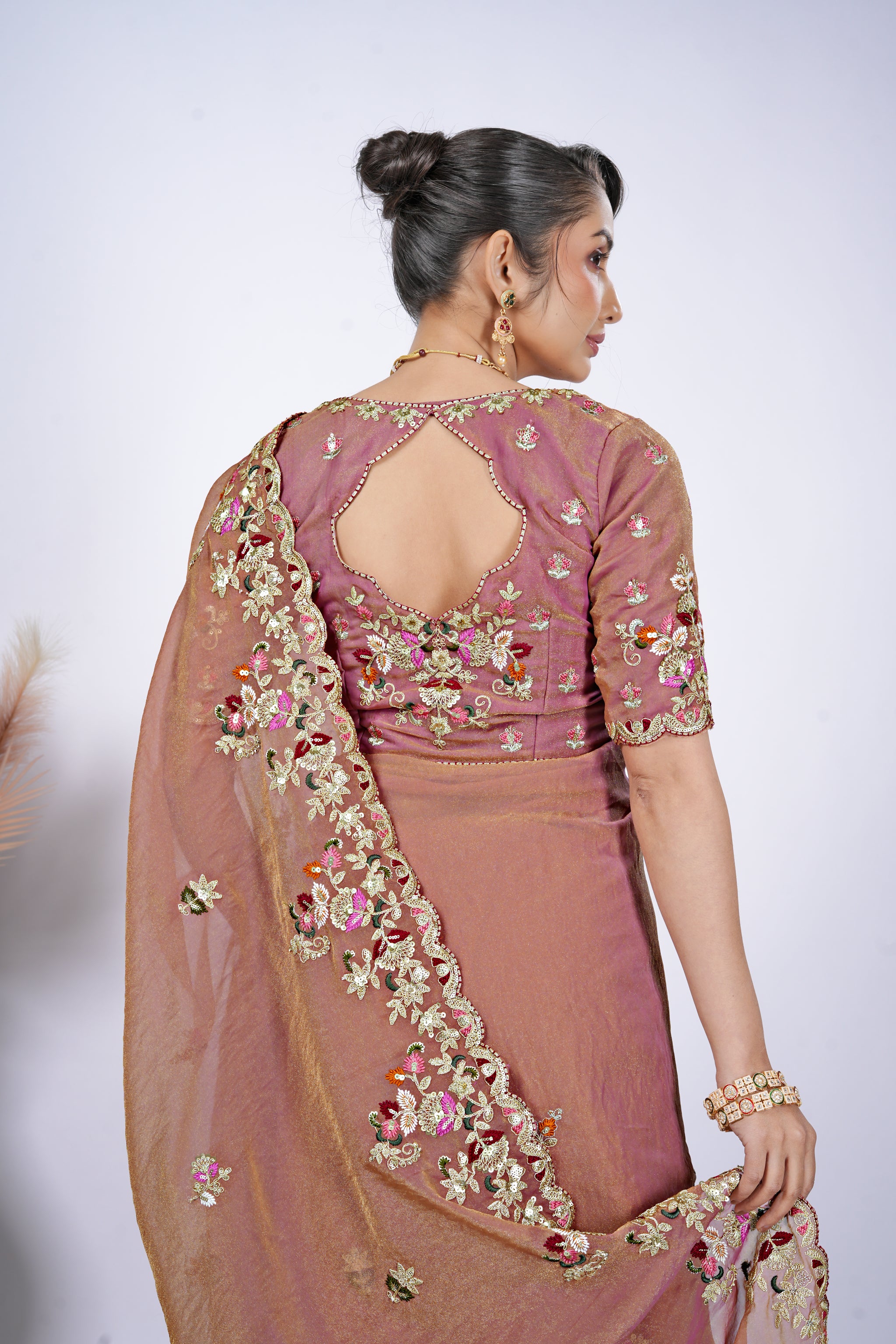 Tarang Shimmer Tissue Saree
